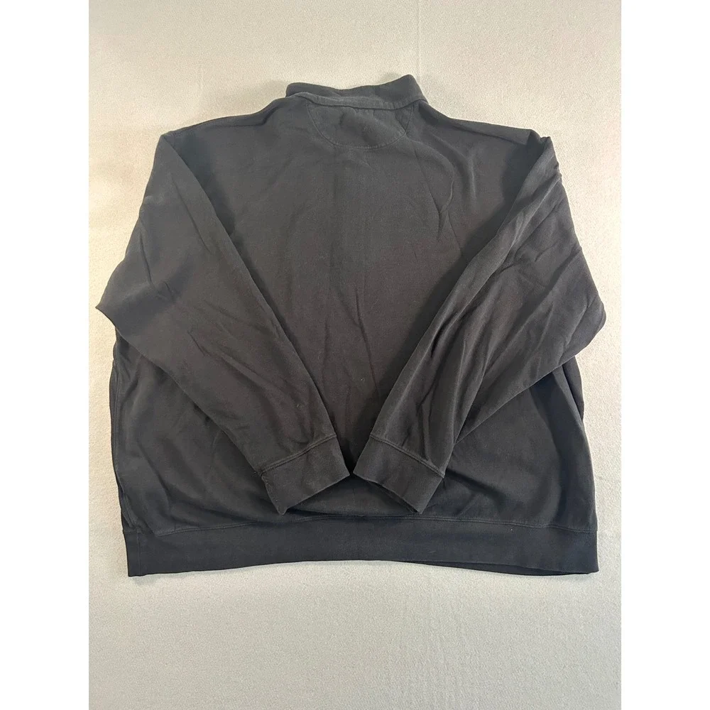 Polo Ralph Lauren Quarter Zip Pullover Mens‎ 3XB Black Long Sleeve Big Tall Pony